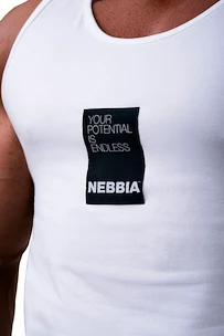 Débardeur pour homme Nebbia Limitless Your Potential Is Endless 174 white