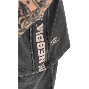 Débardeur pour homme Nebbia NEBBIA x OLYMPIA Washed Muscle Back Stringer GOLDEN AGE 791 black