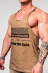 Débardeur pour homme Nebbia  Washed-off Oversized Stringer MAX OUT 359 Light Brown