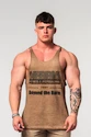 Débardeur pour homme Nebbia  Washed-off Oversized Stringer MAX OUT 359 Light Brown XL