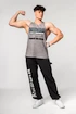 Débardeur pour homme Nebbia  Washed-off Oversized Stringer MAX OUT 359 Light Grey