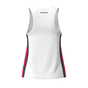 Débardeur pour jeune fille Head  CLUB 25 Tank Top Girls Red/White 164 cm