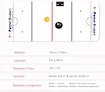 Ensemble de hockey Potent Hockey  Super Power Shooting Pad