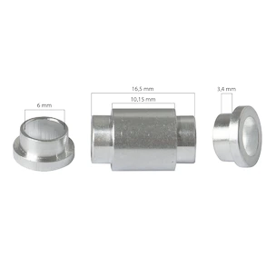 Entretoise Tempish  (10,15/16,5 mm) 8-Pack