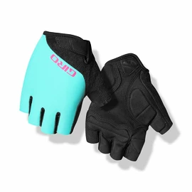 Gants de cyclisme pour femme Giro JagEtte Screaming Teal/Neon Pink