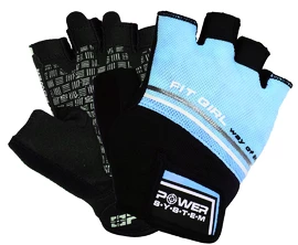 Gants de fitness femme Power System Fit Girl Evo Blue
