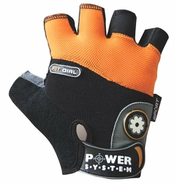 Gants de fitness femme Power System Fit Girl Orange
