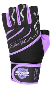 Gants de fitness femme Power System  Rebell Girl Purple XS