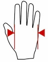 Gants de fitness MadMax  Rainbow MFG251 Red