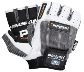 Gants de fitness Power System Fitness White/Gray