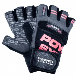 Gants de fitness Power System Power Grip Black/Red