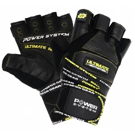 Gants de fitness Power System Ultimate Motivation Black/Yellow
