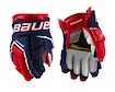 Gants de hockey Bauer Supreme 3S Pro Navy/Red/White Junior