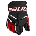 Gants de hockey Bauer Supreme M3 Black/Red Junior