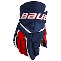 Gants de hockey Bauer Supreme M3 Navy/Red/White Intermediate