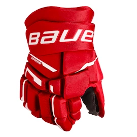 Gants de hockey Bauer Supreme M3 Red Junior