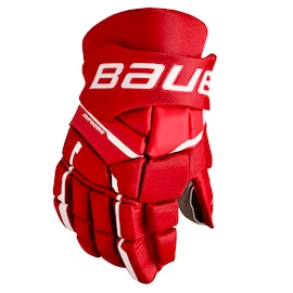 Gants de hockey Bauer Supreme M3 Red Senior