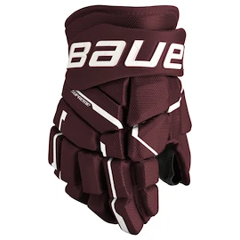 Gants de hockey Bauer Supreme M5PRO Maroon Junior