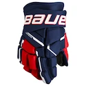 Gants de hockey Bauer Supreme M5PRO Navy/Red/White Junior