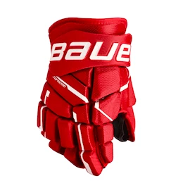 Gants de hockey Bauer Supreme M5PRO Red Junior