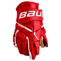 Gants de hockey Bauer Supreme M5PRO Red Senior