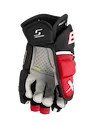 Gants de hockey Bauer Supreme MACH Black/Red Intermediate