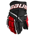 Gants de hockey Bauer Supreme MACH Black/Red Junior