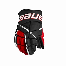 Gants de hockey Bauer Supreme MACH Black/Red Junior