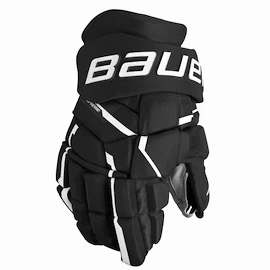 Gants de hockey Bauer Supreme MACH Black/White Intermediate