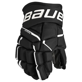 Gants de hockey Bauer Supreme MACH Black/White Junior