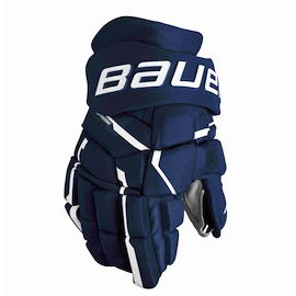 Gants de hockey Bauer Supreme MACH Navy Intermediate