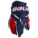 Gants de hockey Bauer Supreme MACH Navy/Red/White Intermediate