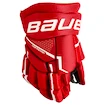 Gants de hockey Bauer Supreme Mach Red Youth 8 pouces