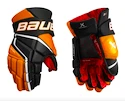 Gants de hockey Bauer Vapor 3X Black/Orange Intermediate
