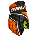 Gants de hockey Bauer Vapor 3X Black/Orange Junior