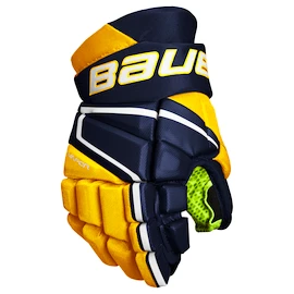 Gants de hockey Bauer Vapor 3X Navy/Gold Junior