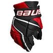 Gants de hockey Bauer Vapor 3X PRO Black/Red Junior 11 pouces