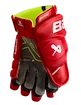 Gants de hockey Bauer Vapor 3X PRO Red Junior