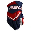 Gants de hockey Bauer Vapor FLYLITE Navy/Red/White Senior