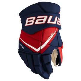 Gants de hockey Bauer Vapor FLYPRO Navy/Red/White Intermediate
