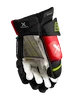 Gants de hockey Bauer Vapor Hyperlite Black/Red/Green Senior