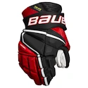 Gants de hockey Bauer Vapor Hyperlite Black/Red Junior
