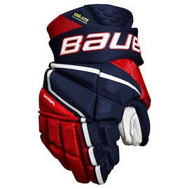 Gants de hockey Bauer Vapor Hyperlite Navy/Red/White Junior