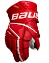 Gants de hockey Bauer Vapor Hyperlite Red Senior 15 pouces