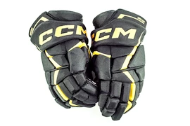 Gants de hockey CCM JetSpeed FT6 Black/Sunflower Junior