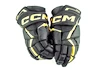 Gants de hockey CCM JetSpeed FT6 Black/Sunflower Senior