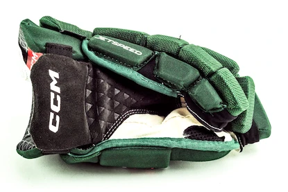 Gants de hockey CCM JetSpeed FT6 Dark Green/White Junior