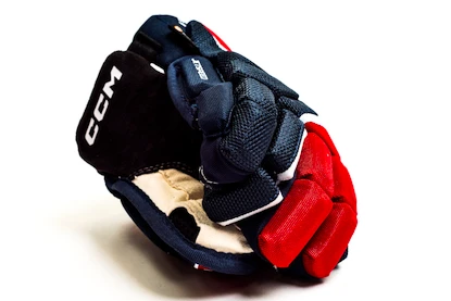 Gants de hockey CCM JetSpeed FT6 Navy/Red/White Junior 10 pouces