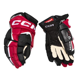 Gants de hockey CCM JetSpeed FT6 Pro Black/Red/White Junior