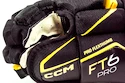 Gants de hockey CCM JetSpeed FT6 Pro Black/Sunflower Senior
